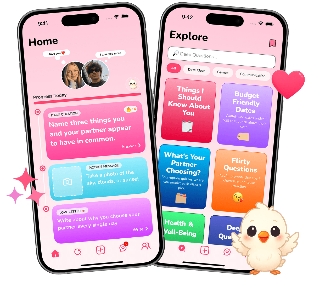 Amorie App Screenshot